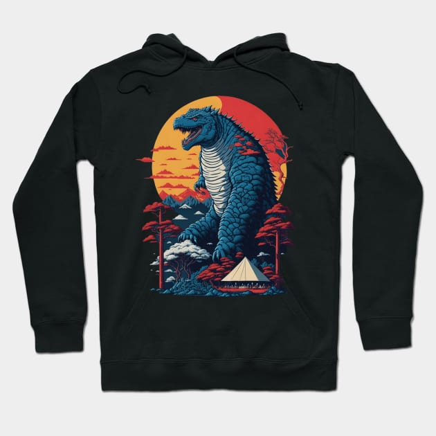 King of The monsters vector illustration design Hoodie by Nasromaystro